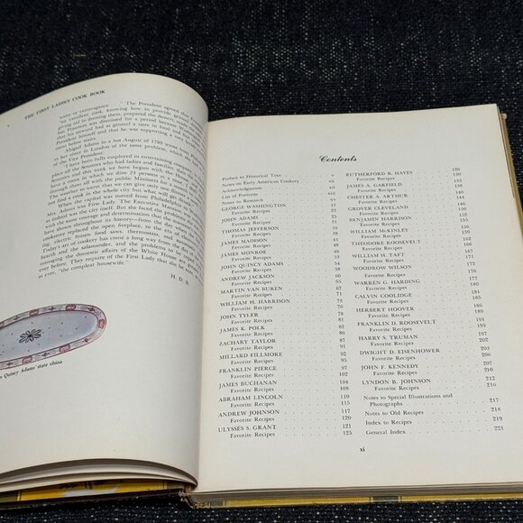 The First Ladies Cook Book (Washington to Johnson) Hardcover, Vintage 1965 - Picture 10 of 16